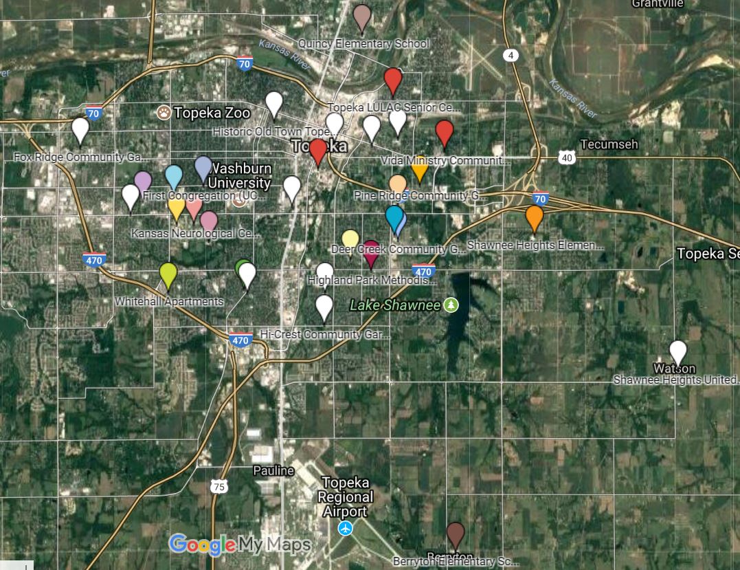 community garden map